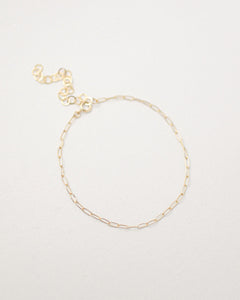 Gia︱Paperclip Bracelet︱14k Gold fill - S W & S S