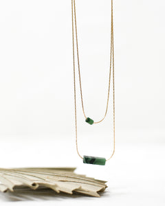 Jade Necklace | Snake Chain