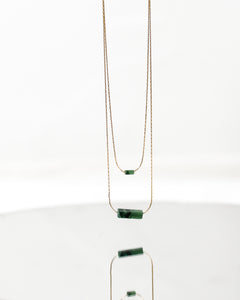 Jade Necklace | Snake Chain