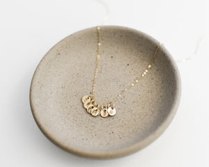 Completely Custom ︱ 3/16” Disc Necklace