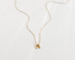 Ultra Dainty Tag Necklace