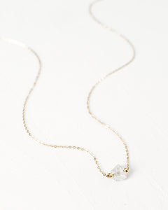 Raw Herkimer Diamond Necklace
