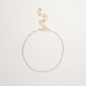 Gia︱Paperclip Bracelet︱14k Gold fill - S W & S S