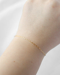 Gia︱Paperclip Bracelet︱14k Gold fill - S W & S S